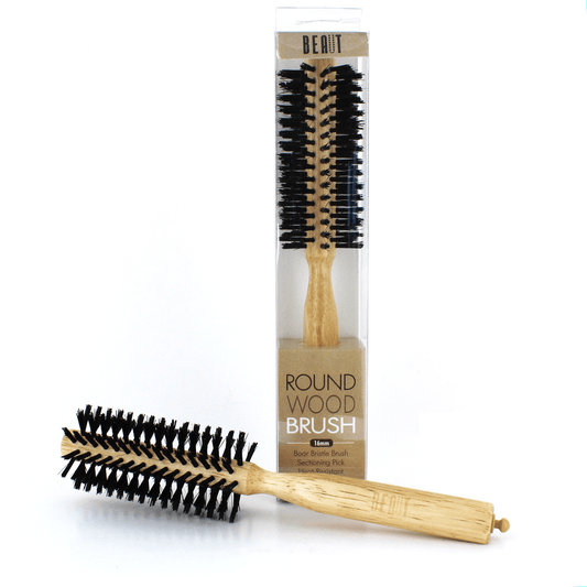 BEAUT Wood Round Brush - VIP Extensions