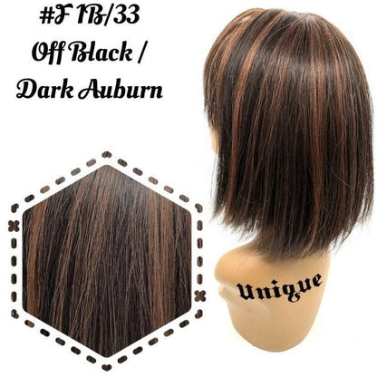 Unique's 100% Human Hair Full Wig / Style "J" - VIP Extensions