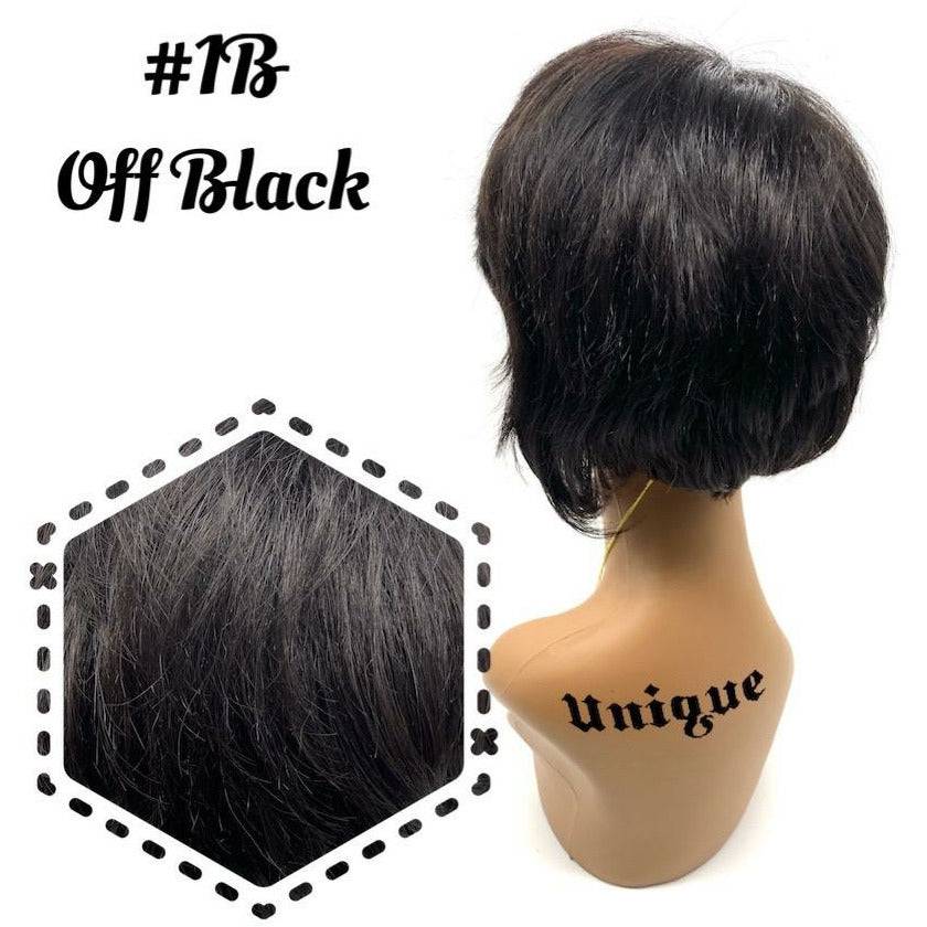 Unique 100% Human Hair Full Wig/Style Style A9 - VIP Extensions