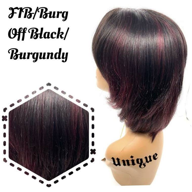 Unique's 100% Human Hair Full Wig / Style "B1" - VIP Extensions