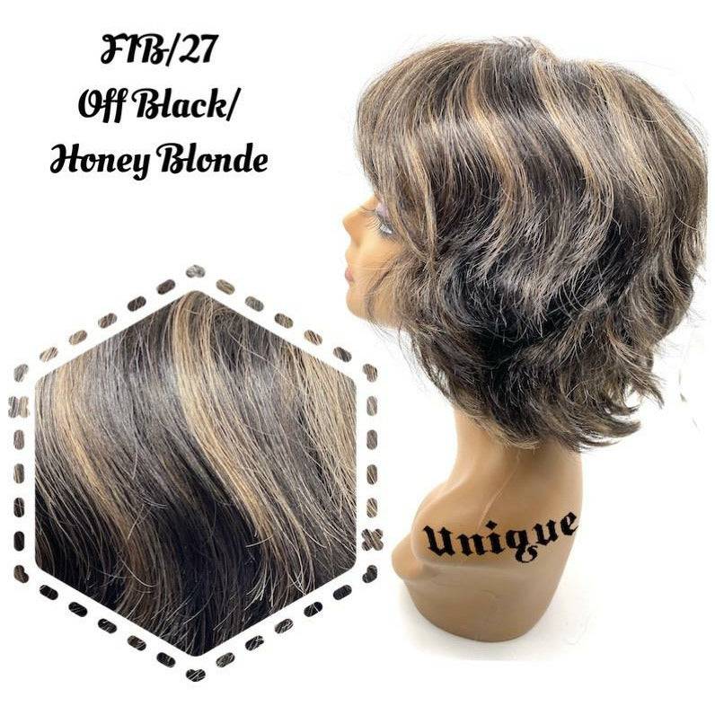 Unique's 100% Human Hair Full Wig / Style "W" - VIP Extensions