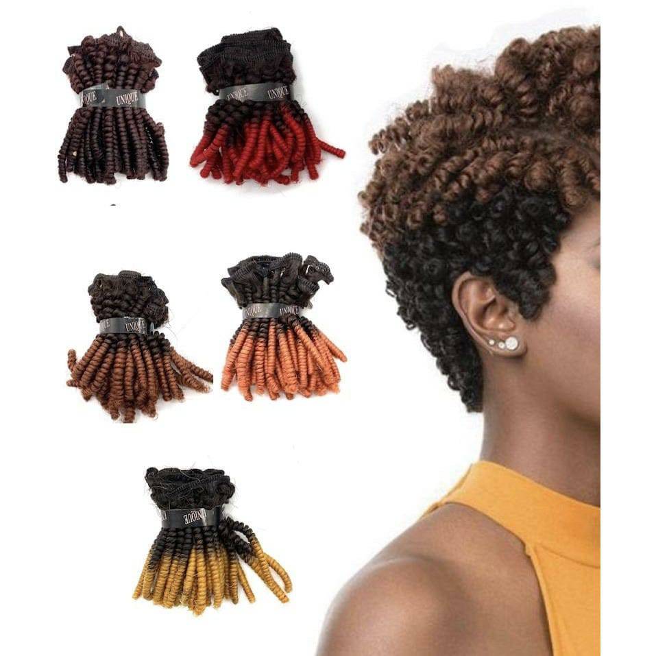 Unique Human Hair Tiny Afro 4 piece set - VIP Extensions