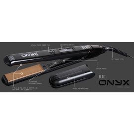 BEAUT ALLURE ONYX NANOSILK 450 DEG FLAT IRON 1" - VIP Extensions