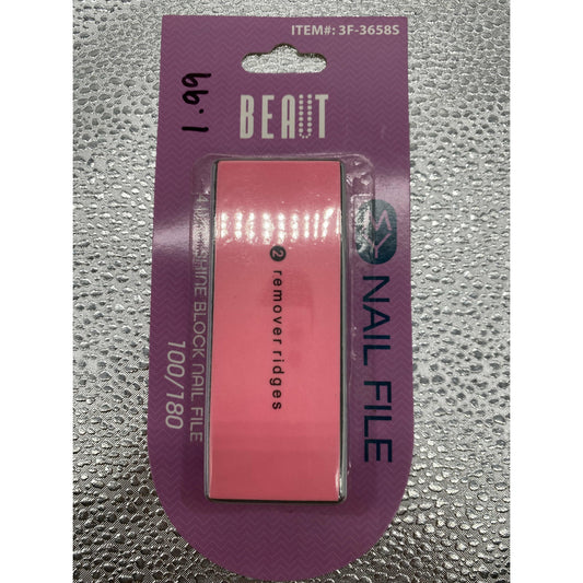 Beaut 4 Way Shine Block Nail File - VIP Extensions