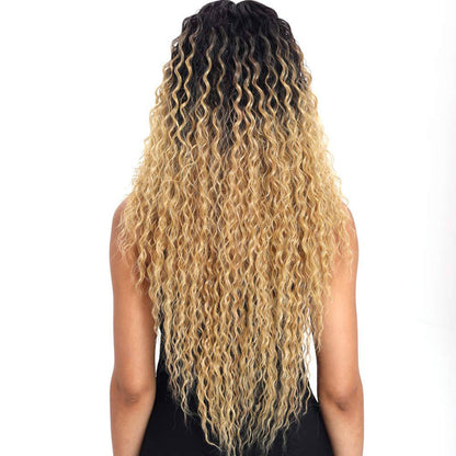 Lace front curly wig Ombre Blonde 28'' - VIP Extensions