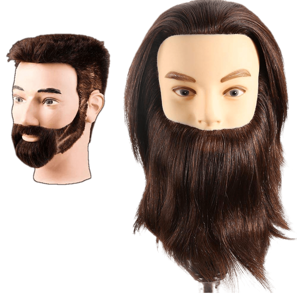 Practice Mannequin Head / Man with Beard - VIP Extensions