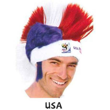 Retro Official Soccer Mohawk Wig - VIP Extensions