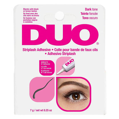 DUO Strip Eyelash Adhesive for Strip Lashes, Dark Tone, 0.25 oz,