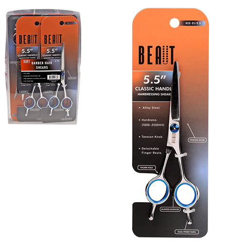 BEAUT CLASSIC HANDLE HAIRDRESSING SHEARS W/ TENSION KNOB  PC