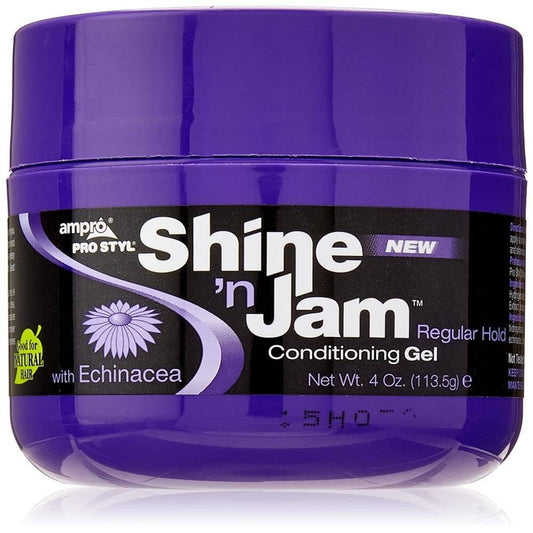 Ampro Shine N Jam Conditioning Gel, Regular Hold, 4 OZ