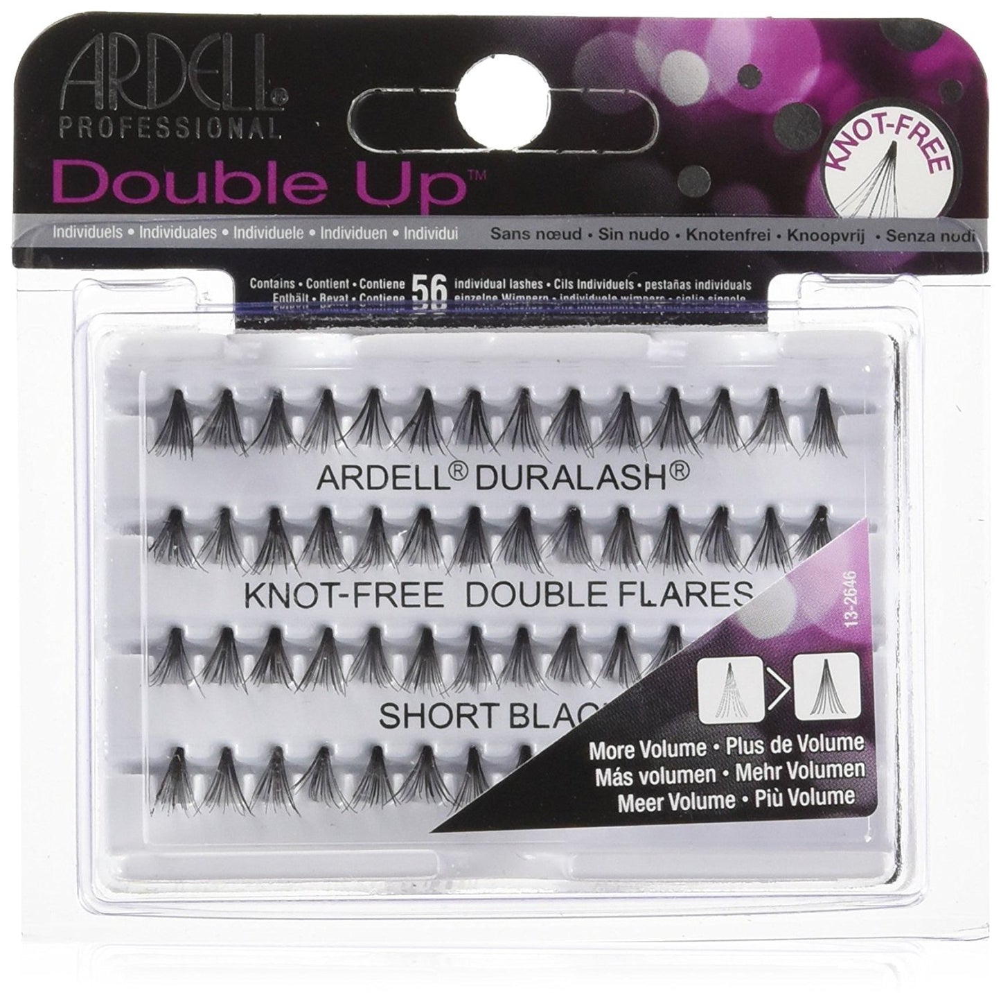 Ardell Double Individuals Knot Free Double Flares Black