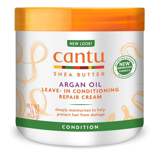 Cantu Leave-In Conditioning Repair Cream with Argan Oil, 16 oz