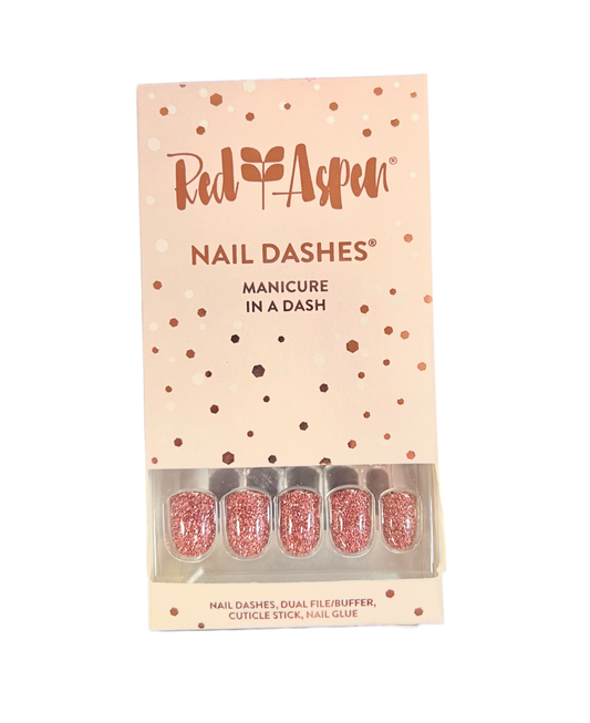 Red Aspen  Nail Dashes-Sparkle on, Darling