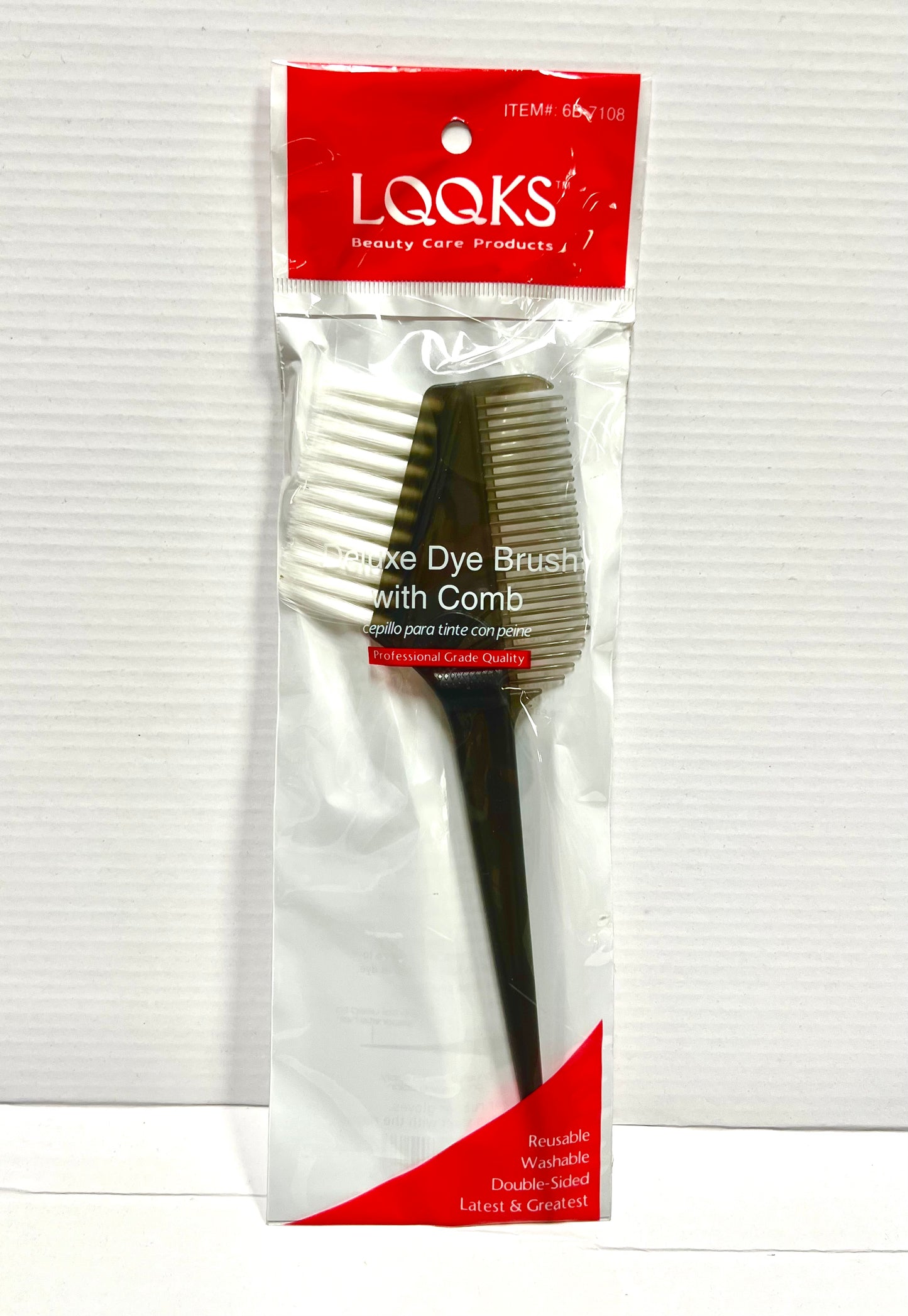 LQQKS Deluxe Dye Brush with Comb 6B-7108