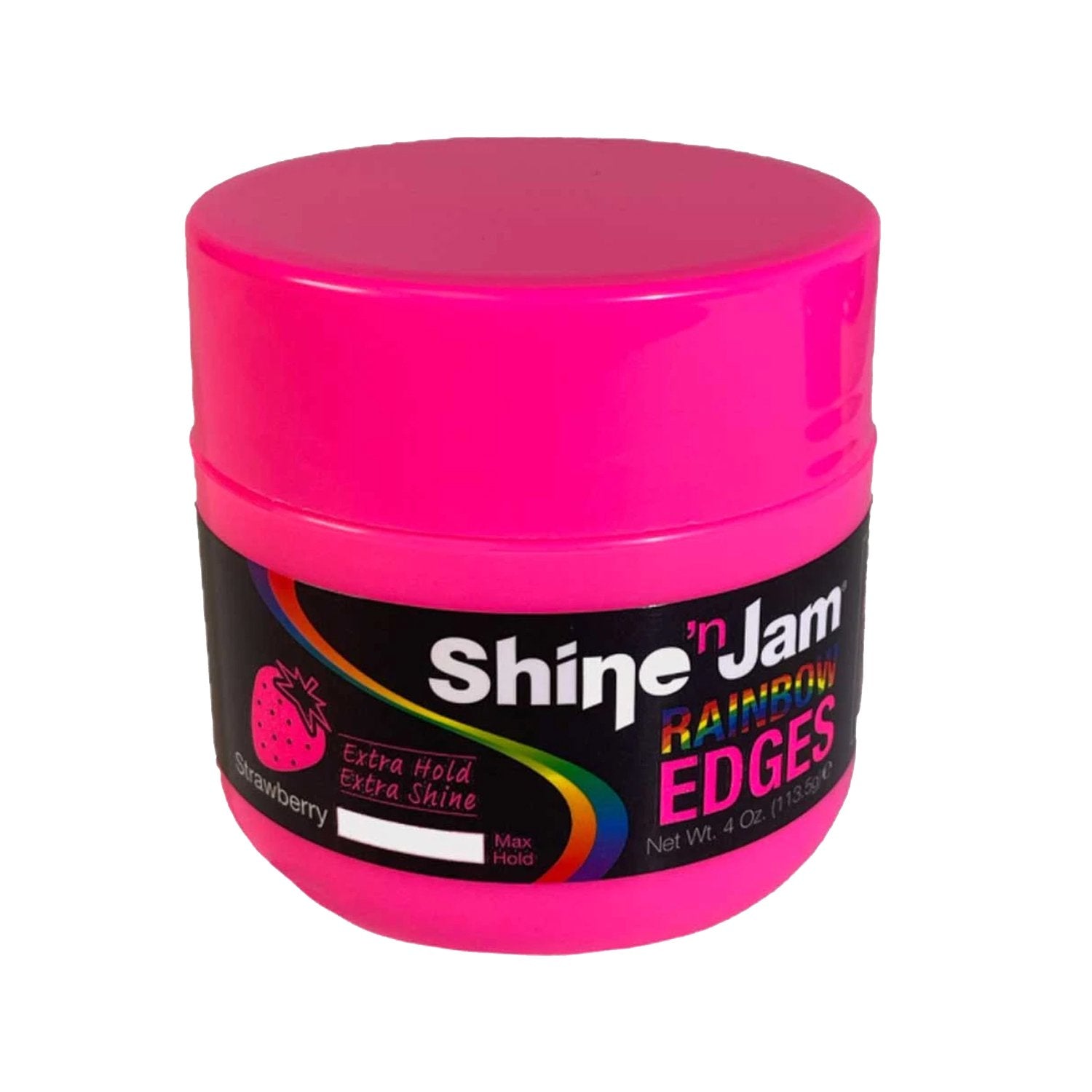 Ampro Shine N Jam Rainbow Edges, Strawberry 4 Oz. - VIP Extensions