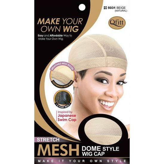 Qfitt Stretch Mesh Dome Style Wig Cap - VIP Extensions