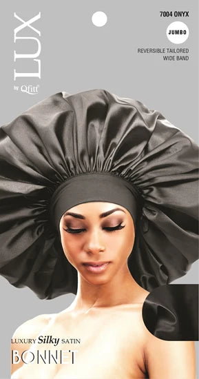 Lux by Qfitt Luxury Silky Satin Bonnet - Jumbo - VIP Extensions