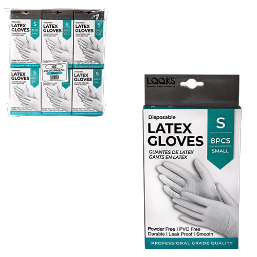 LQQKS LATEX GLOVE 8PC/PK - VIP Extensions