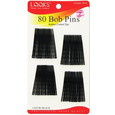 LQQKS 80 Bob Pins Black - VIP Extensions