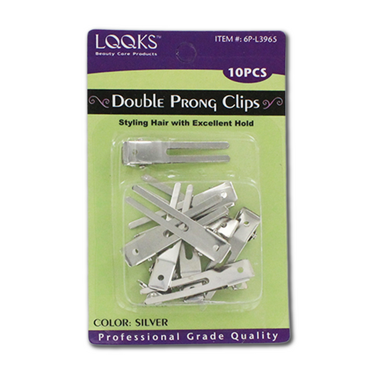 LQQKS Double Prong Clips 10PCS - VIP Extensions