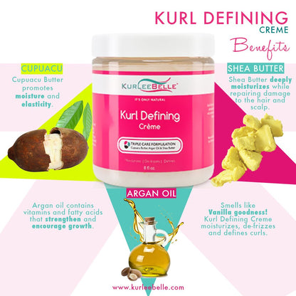 KurleeBelle Kurl Defining Creme 8oz - VIP Extensions