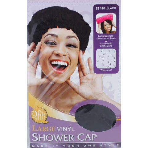 Qfitt Large Vinyl  Shower Cap - VIP Extensions