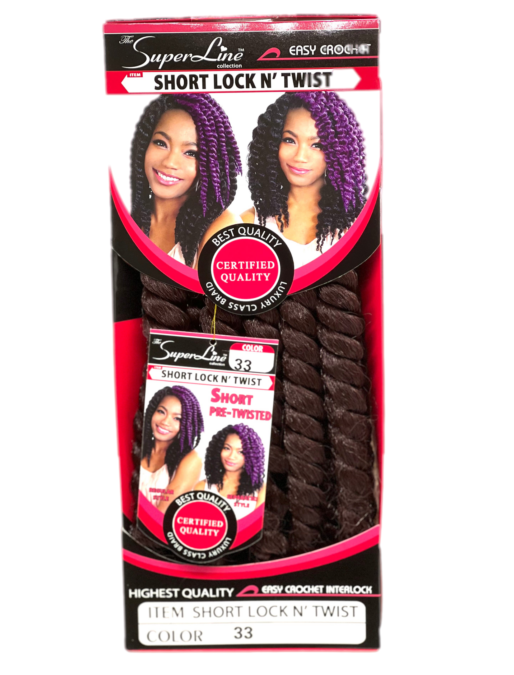 Super Line Short Lock N' Twist - VIP Extensions