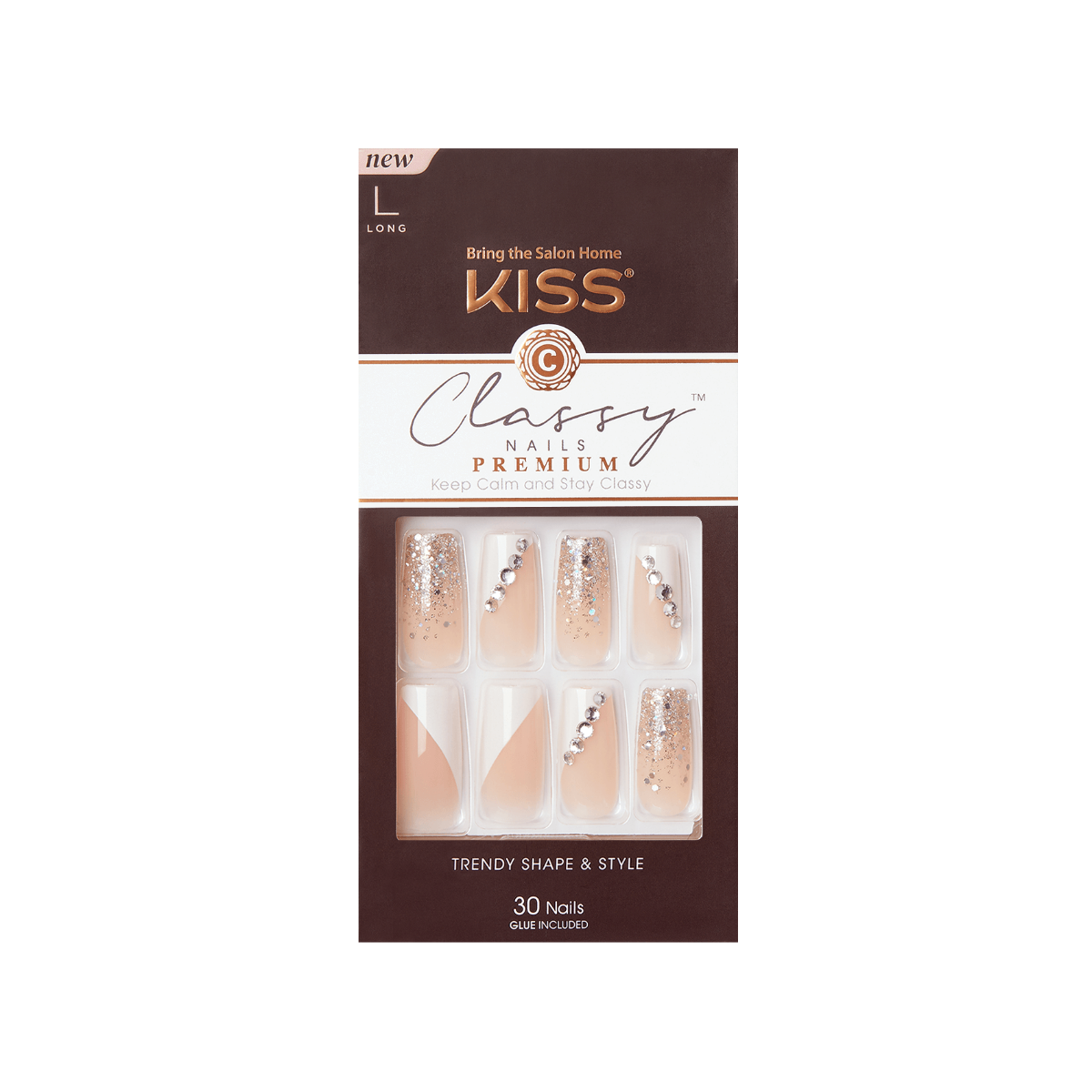 KISS Premium Classy Nails Gorgeous - VIP Extensions