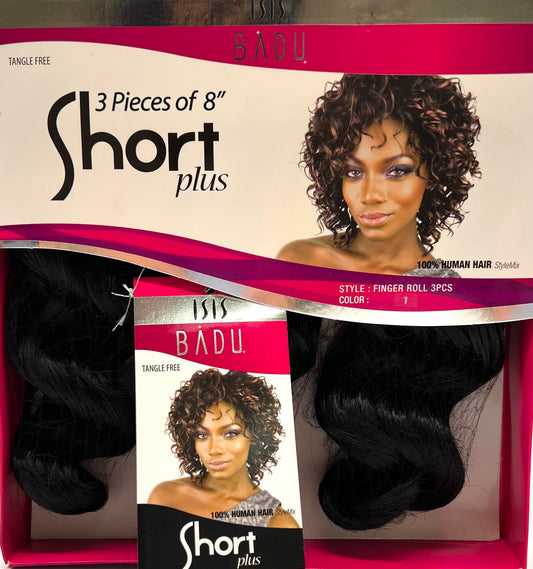 ISIS 100% Human Hair Short Plus Finger Rolls 3 pcs - VIP Extensions