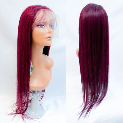 RIO Straight Color Human Hair Front Lace Wig - VIP Extensions