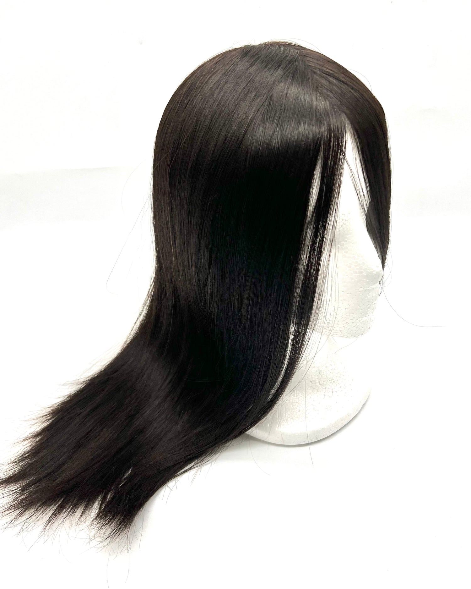 100%  cuticle remy hair natural injection polyskin topper 16'' - VIP Extensions