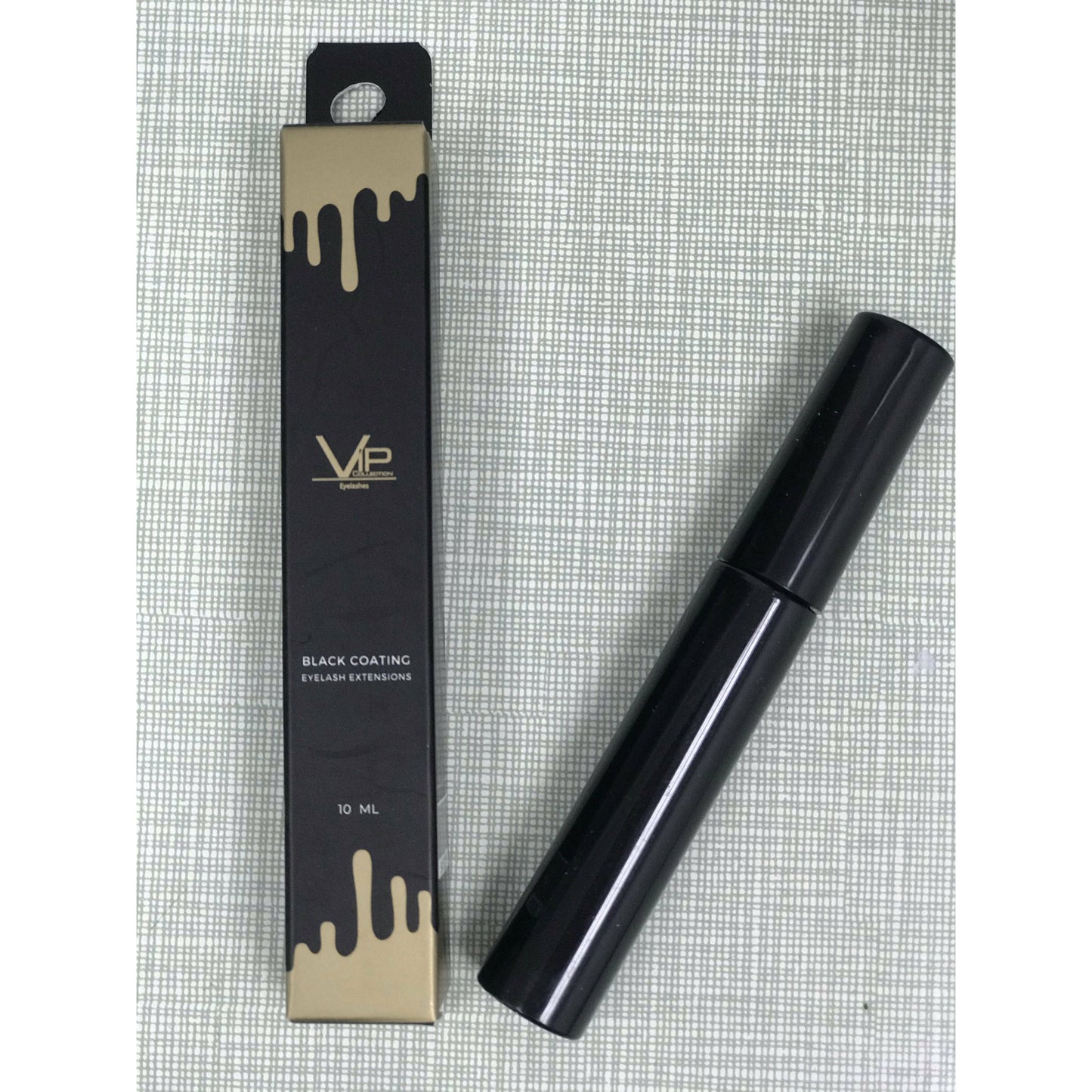 VIP Eyelash Extensions Coating Mascara Clear and Black, 10ml - VIP Extensions