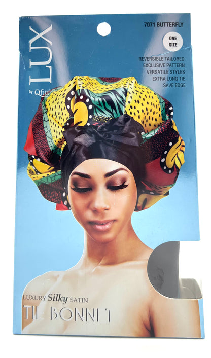 LUX SILKY SATIN  TIE BONNET - VIP Extensions