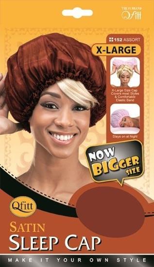 Qfitt  X-Large Satin Sleep Cap - VIP Extensions